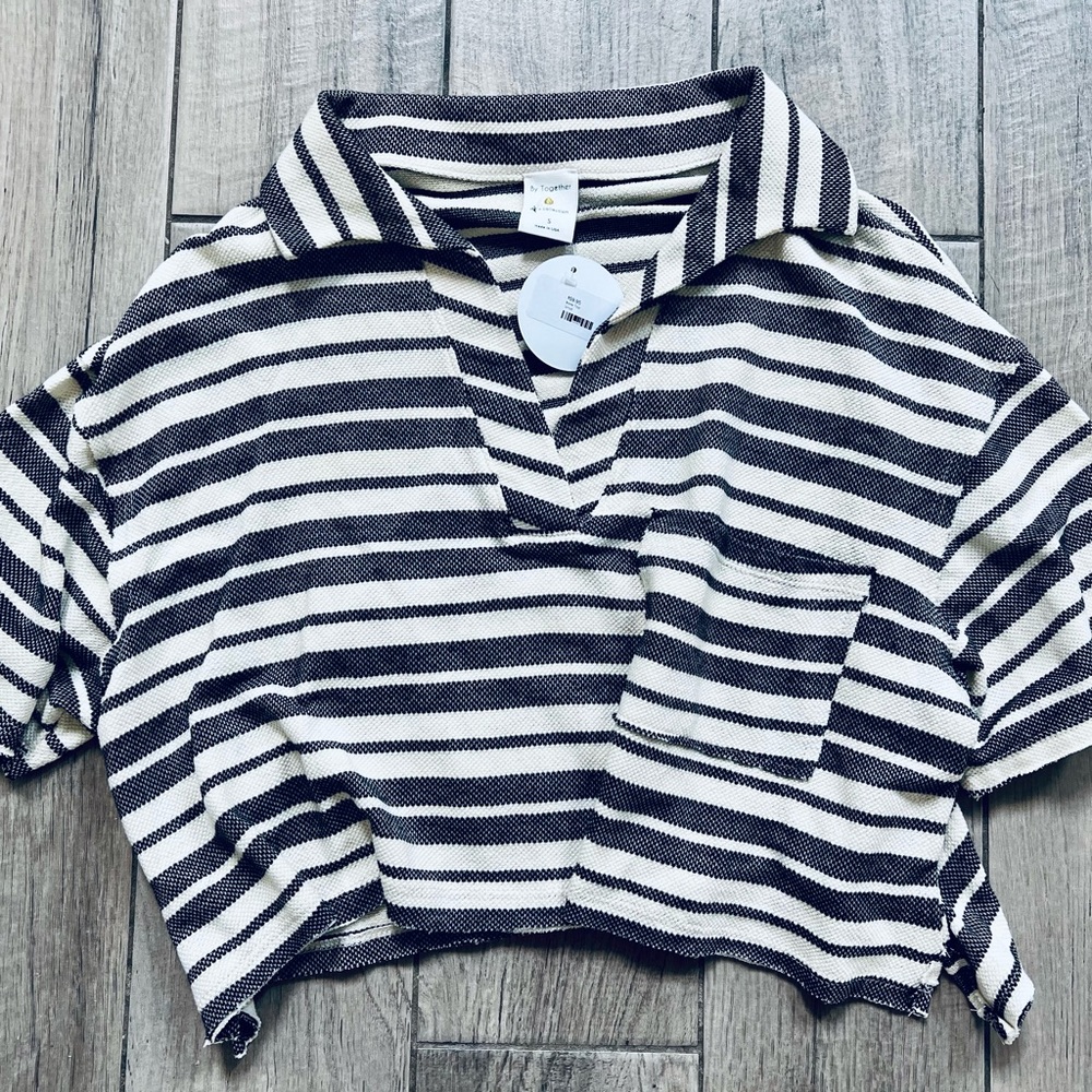 By Together Boxy Crop Boutique Top